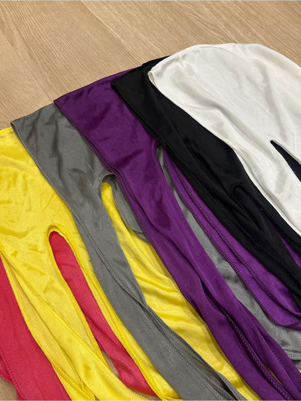 Men's Durag Pack — Black, White, Purple, Gray, Yellow, Pink